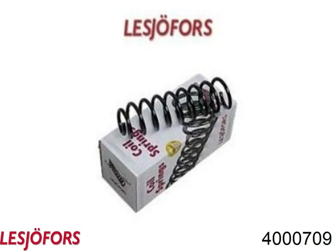 4000709 Lesjofors muelle de suspensión eje delantero