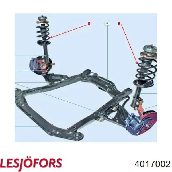 Muelle delantero Lesjofors 4017002 precio, desde 30,22 EUR