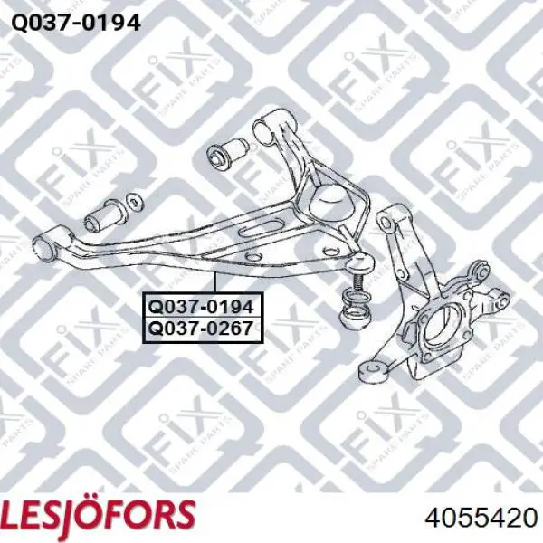 Muelle delantero Lesjofors 4055420 precio, desde 39,79 EUR