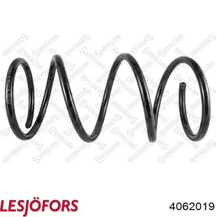 4062019 Lesjofors muelle de suspensión eje delantero