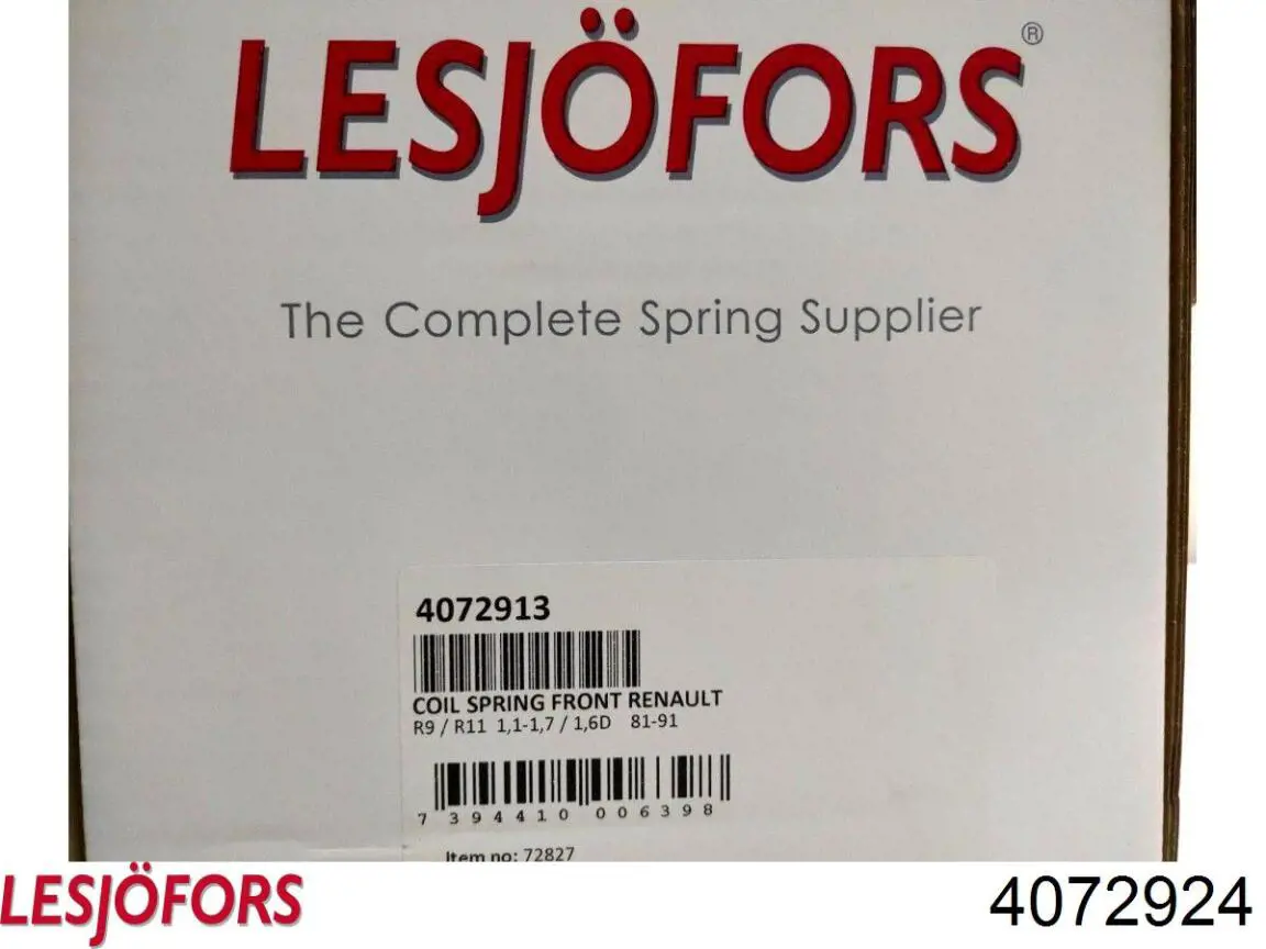Muelle delantero Lesjofors 4072924 precio, desde 37,56 EUR