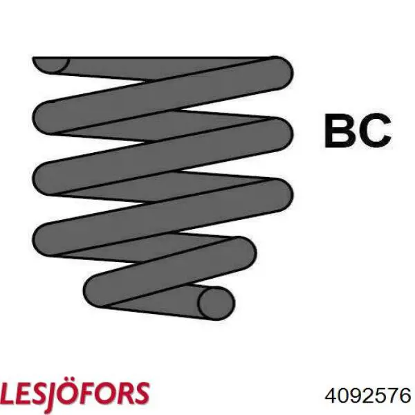 Comprar 4092576 Lesjofors Muelle delantero