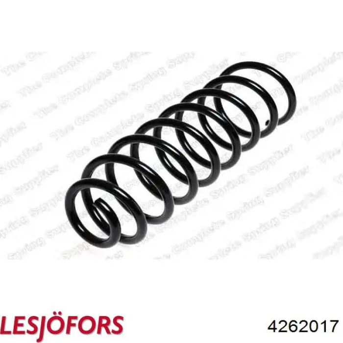 4262017 Lesjofors muelle de suspensión eje trasero