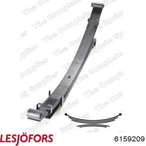 Comprar 6159209 Lesjofors Ballesta de suspensión trasera