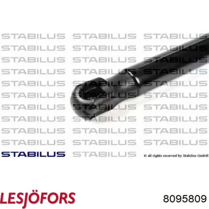 Muelle neumático, tapa delantera Lesjofors 8095809 precio, desde 32,52 EUR