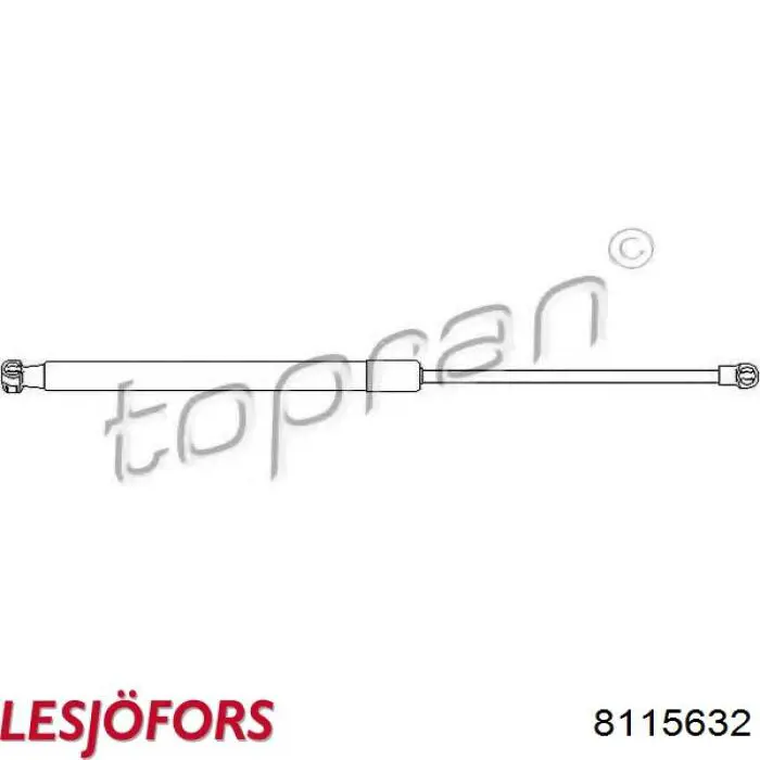 Comprar 8731F6 Peugeot/Citroen Amortiguador de puerta trasera