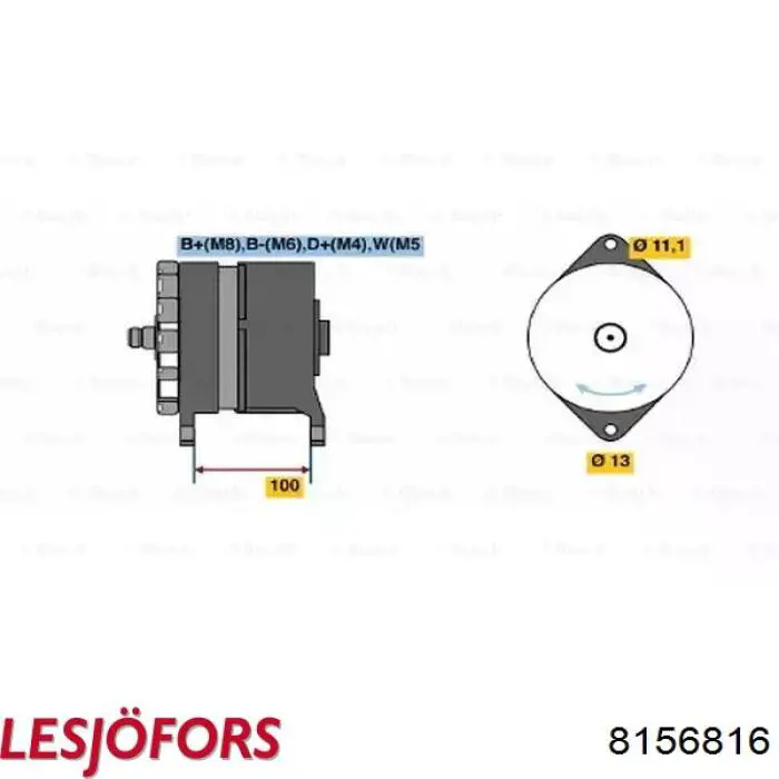 GS0871 Magneti Marelli amortiguador de maletero