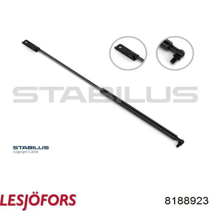 Amortiguador maletero 52SKV783 SKV