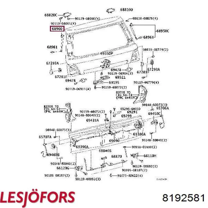 Amortiguador de maletero Lesjofors 8192581 precio, desde 26,23 EUR