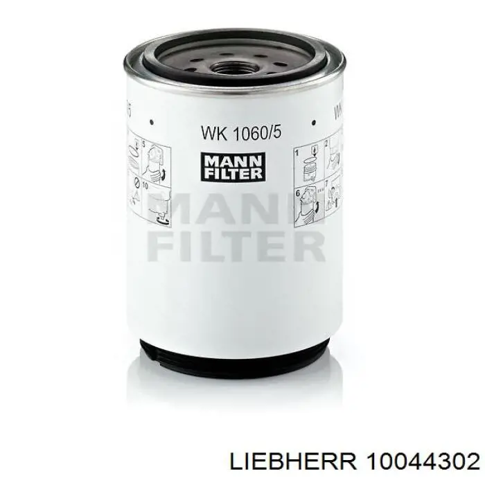10044302 Liebherr filtro de combustible