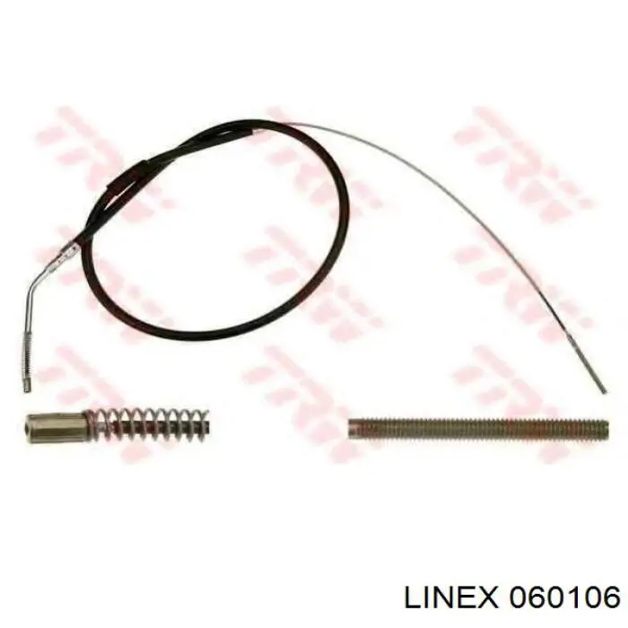 5661 Mapco cable de freno de mano trasero derecho/izquierdo