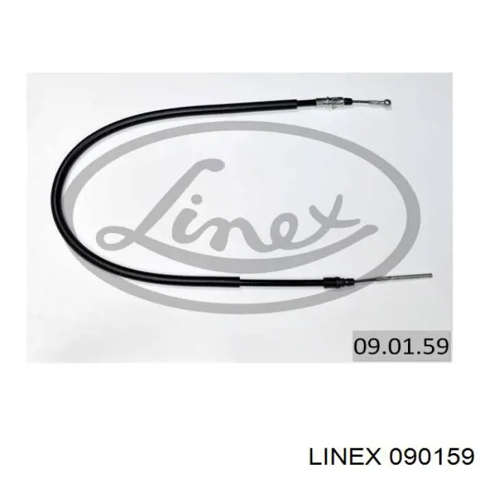 09.01.59 Linex cable de freno de mano trasero izquierdo