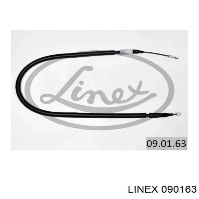 09.01.63 Linex cable de freno de mano trasero izquierdo