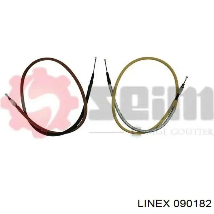Comprar 090182 Linex Cable de freno de mano trasero derecho/izquierdo