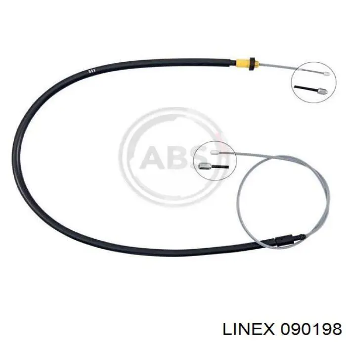 Cable de freno de mano trasero derecho/izquierdo para Citroen C4 