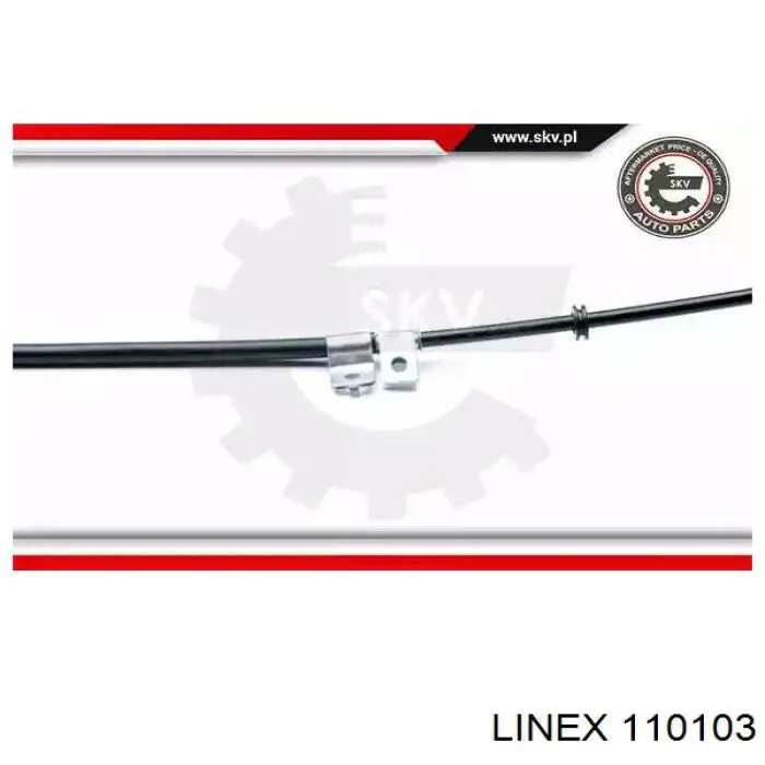 11.01.03 Linex cable de freno de mano trasero izquierdo