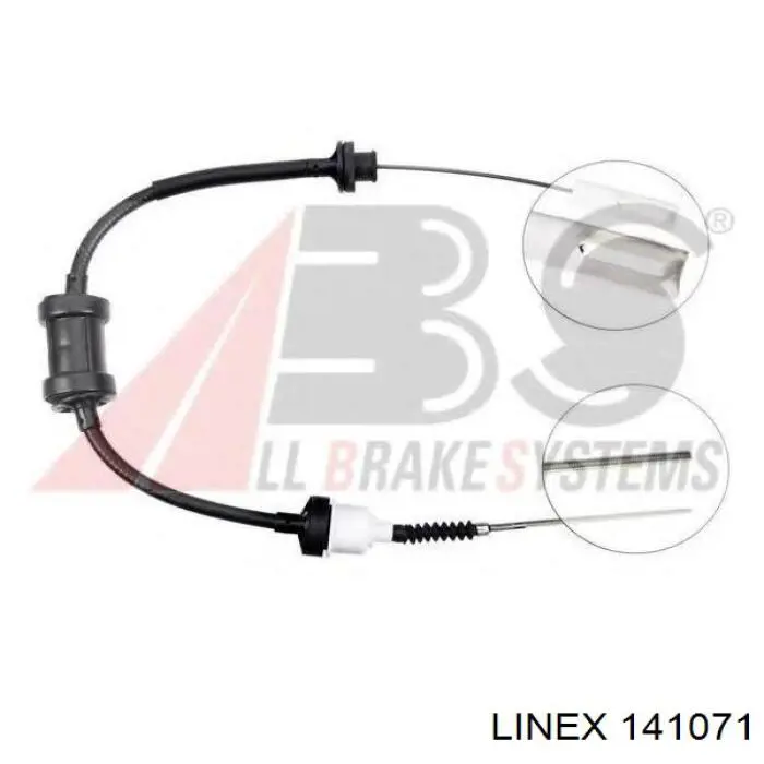 Cable de embrague 206008 Beca Cables