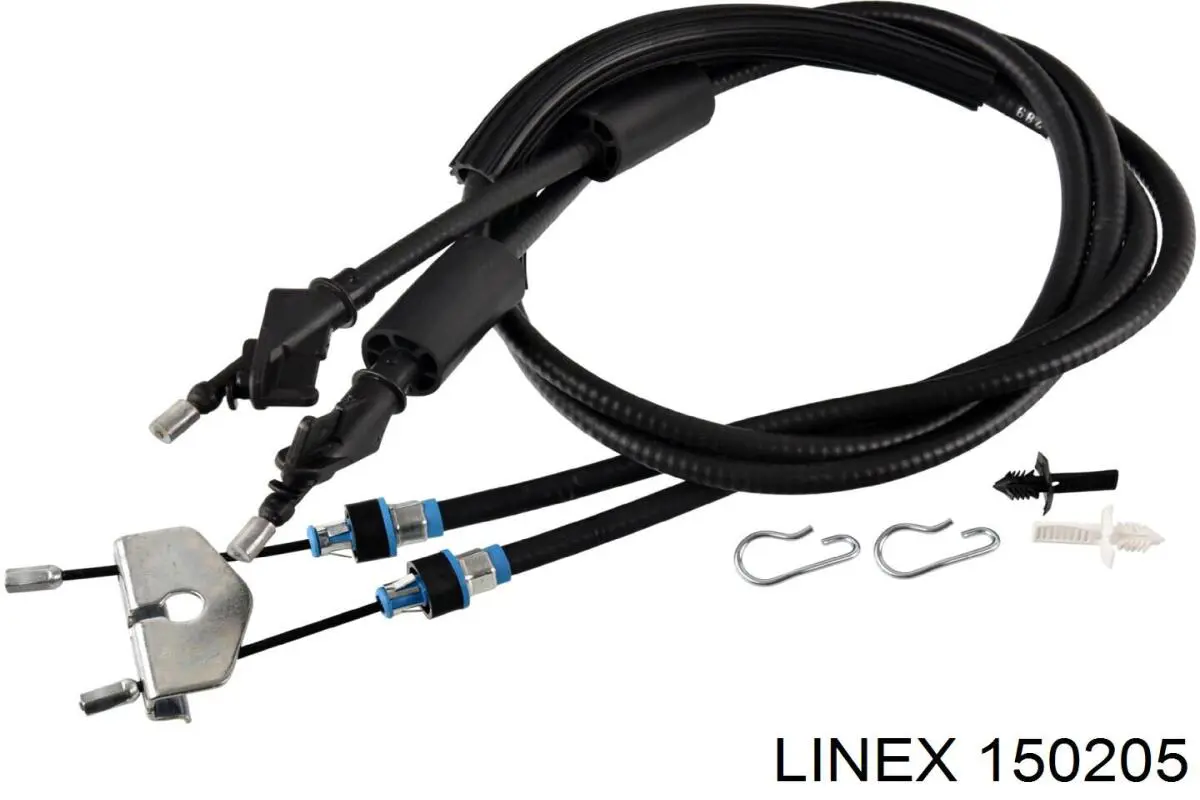150205 Linex cable de freno de mano trasero derecho/izquierdo