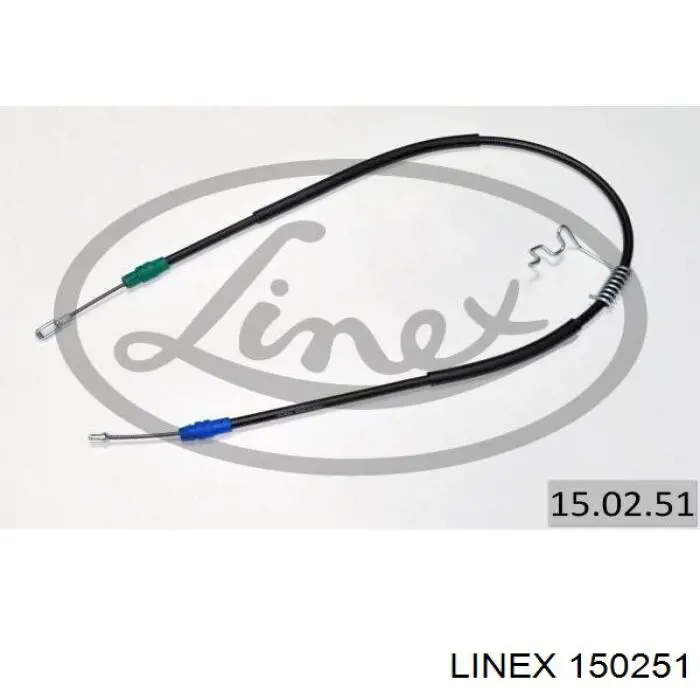 15.02.51 Linex cable de freno de mano trasero derecho