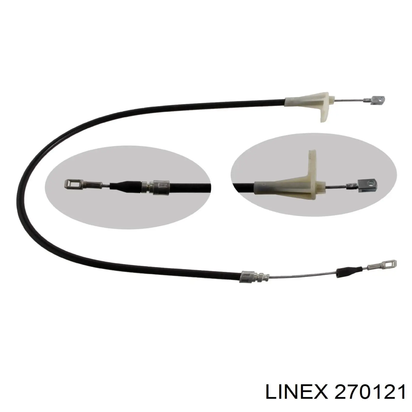 270121 Linex cable de freno de mano trasero derecho/izquierdo