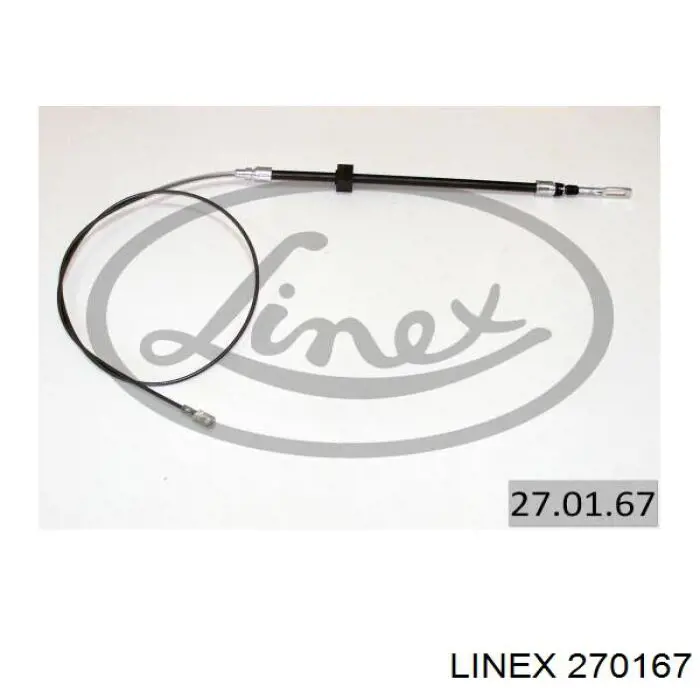 270167 Linex cable de freno de mano delantero