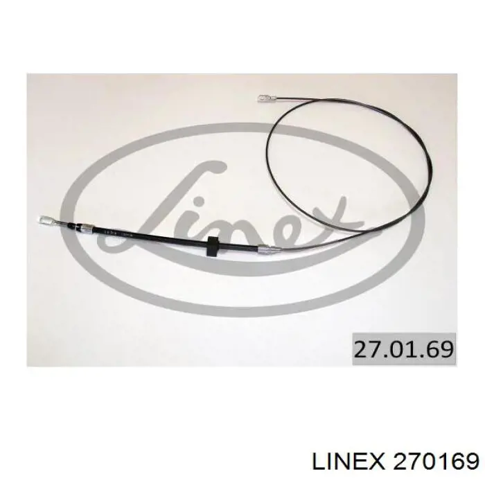 270169 Linex cable de freno de mano delantero