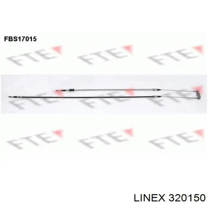 32.01.50 Linex cable de freno de mano trasero derecho/izquierdo