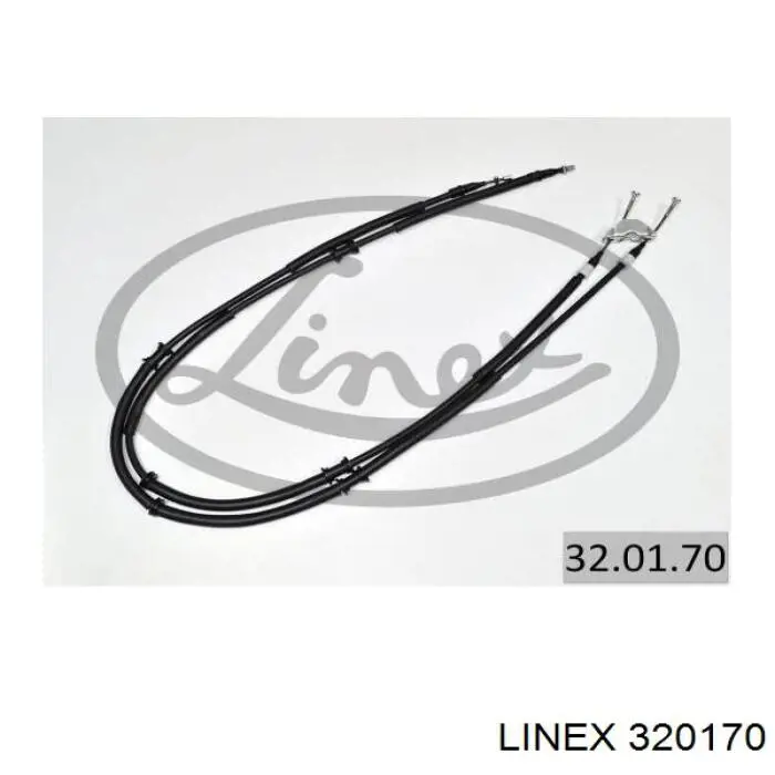 32.01.70 Linex cable de freno de mano trasero derecho/izquierdo