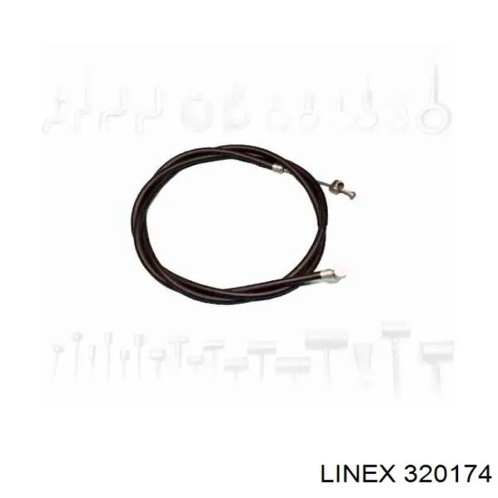 32.01.74 Linex cable de freno de mano trasero derecho/izquierdo