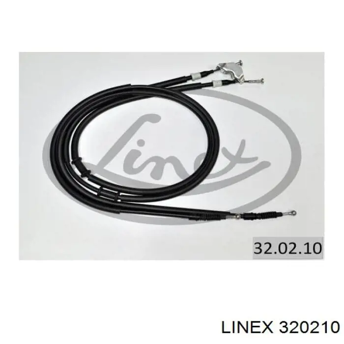 32.02.10 Linex cable de freno de mano trasero derecho/izquierdo