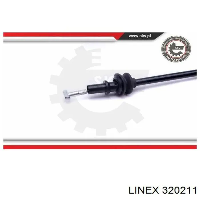 32.02.11 Linex cable de freno de mano trasero derecho