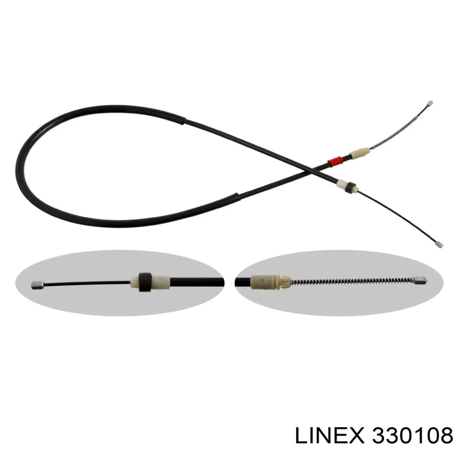 330108 Linex cable de freno de mano trasero derecho/izquierdo