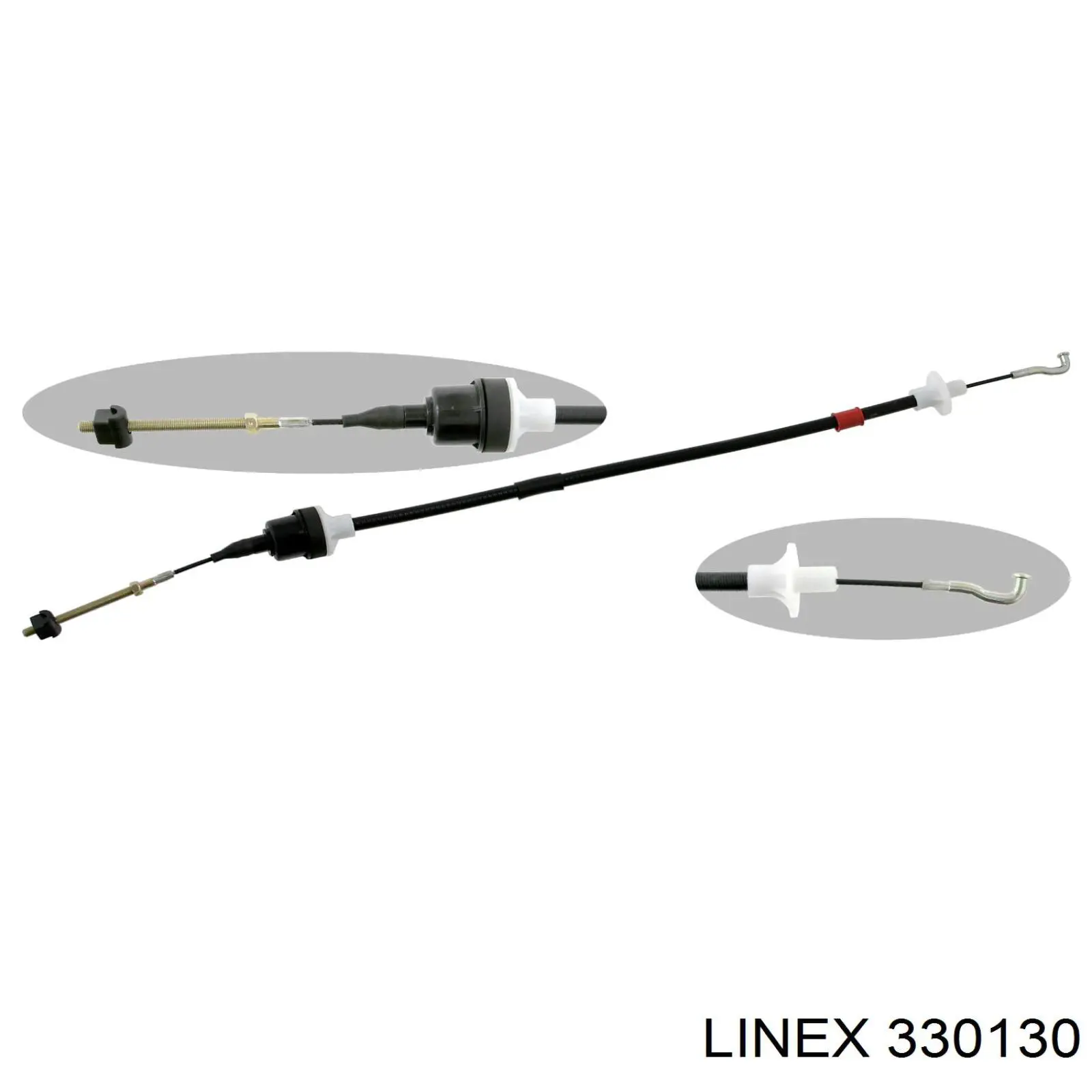 330130 Linex cable de freno de mano trasero izquierdo