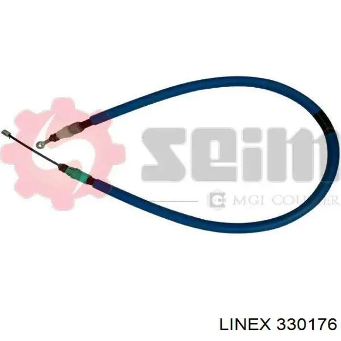 330176 Linex Cable de freno de mano trasero izquierdo