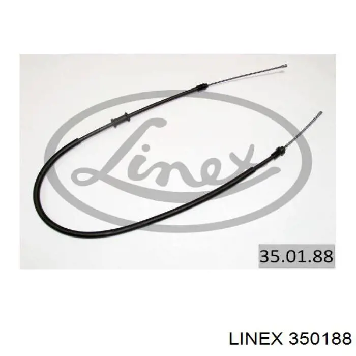 35.01.88 Linex cable de freno de mano trasero derecho