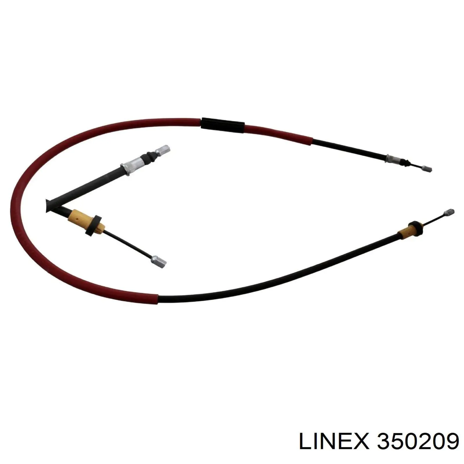 350209 Linex cable de freno de mano trasero izquierdo