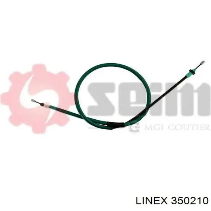 350210 Linex Cable de freno de mano trasero derecho