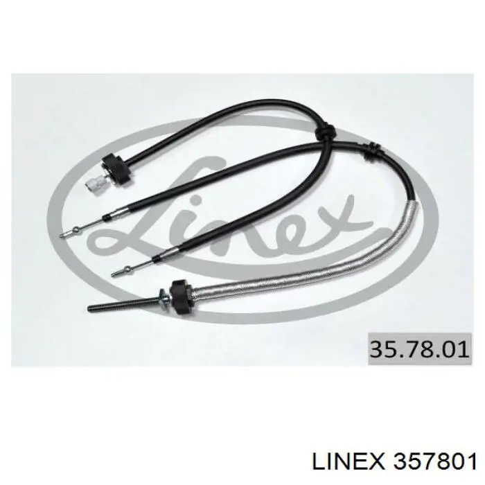 35.78.01 Linex cable de freno de mano trasero derecho/izquierdo