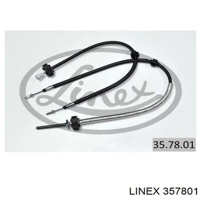 Cable de freno de mano trasero derecho/izquierdo Linex 357801 precio, desde 37,57 EUR