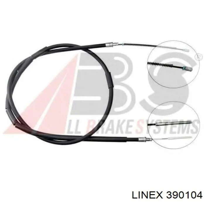 39.01.04 Linex cable de freno de mano trasero derecho/izquierdo