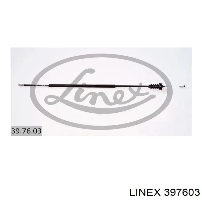 39.76.03 Linex cable de accionamiento, desbloqueo de puerta delantera