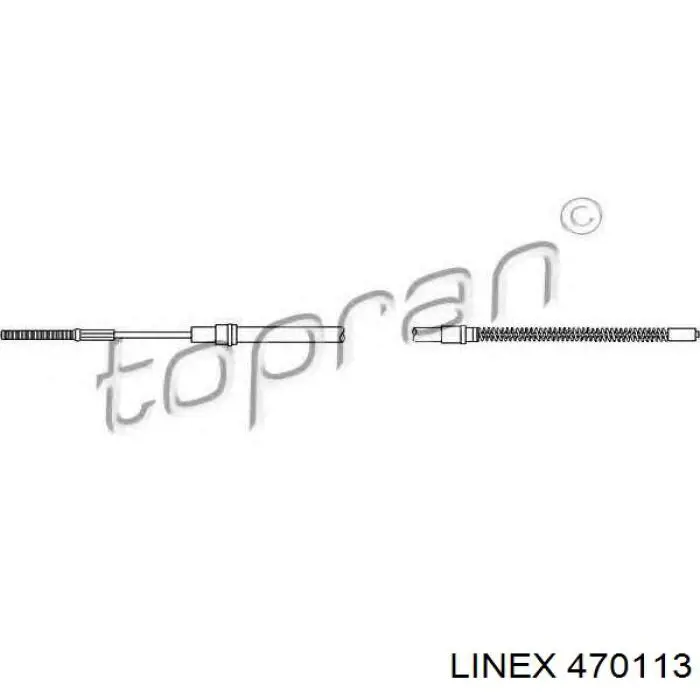 47.01.13 Linex cable de freno de mano trasero derecho/izquierdo