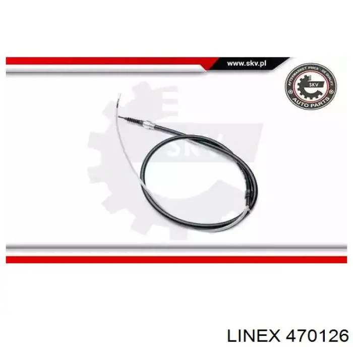 47.01.26 Linex cable de freno de mano trasero derecho/izquierdo