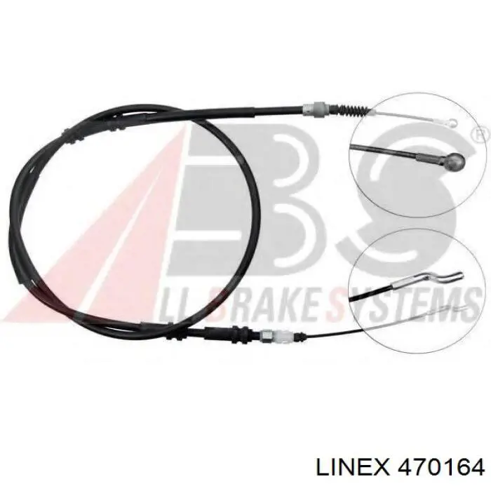 47.01.64 Linex cable de freno de mano trasero derecho/izquierdo