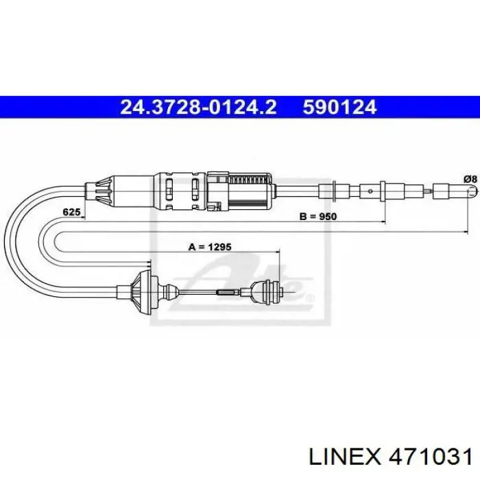 Cable de embrague Linex 471031 precio, desde 23,17 EUR