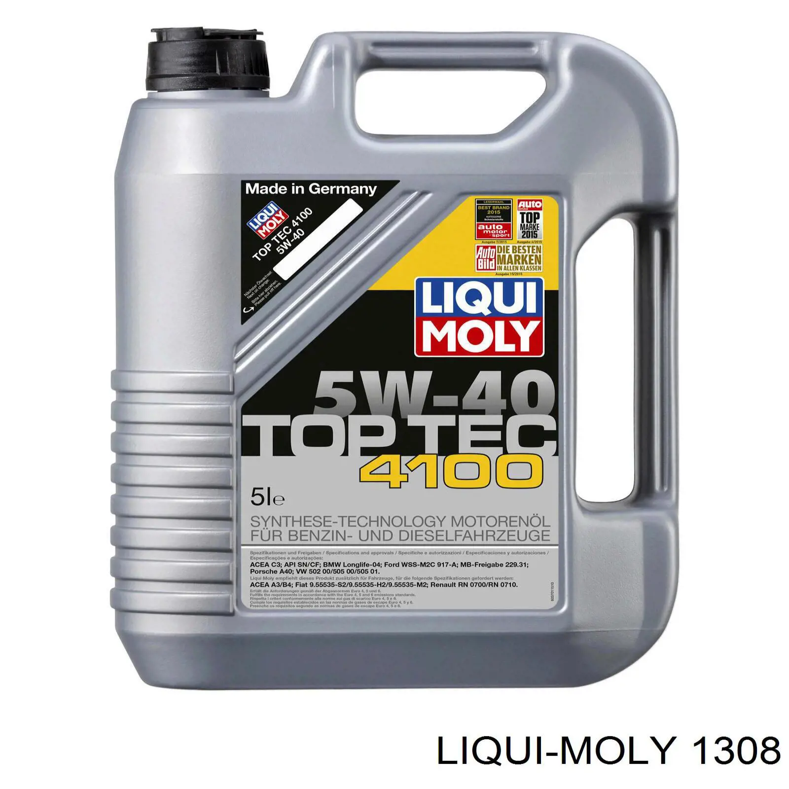 Liqui Moly Synthoil High Tech Sintético 20 L (1308)