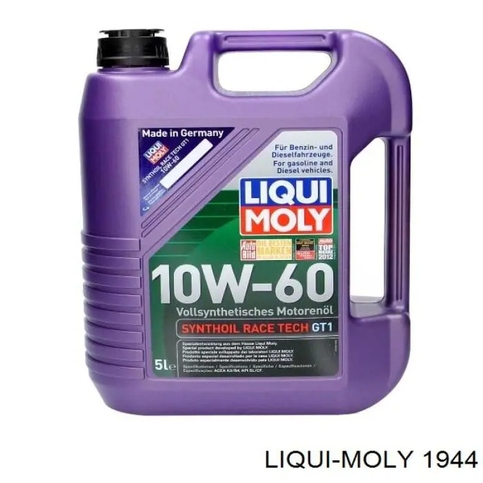 Liqui Moly SYNTHOIL RACE TECH GT 1 Sintético 5 L (1944)