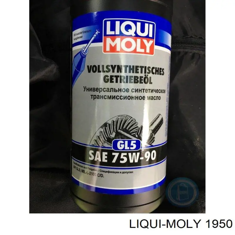 Liqui Moly Vollsynthetisches Getriebeoil Sintético 75W-90 GL-5 1 L Aceite transmisión (1950)