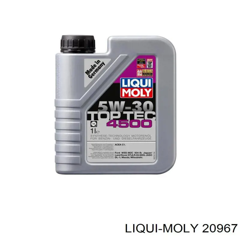 Aceite motor Liqui Moly 20967 precio, desde 13,02 EUR