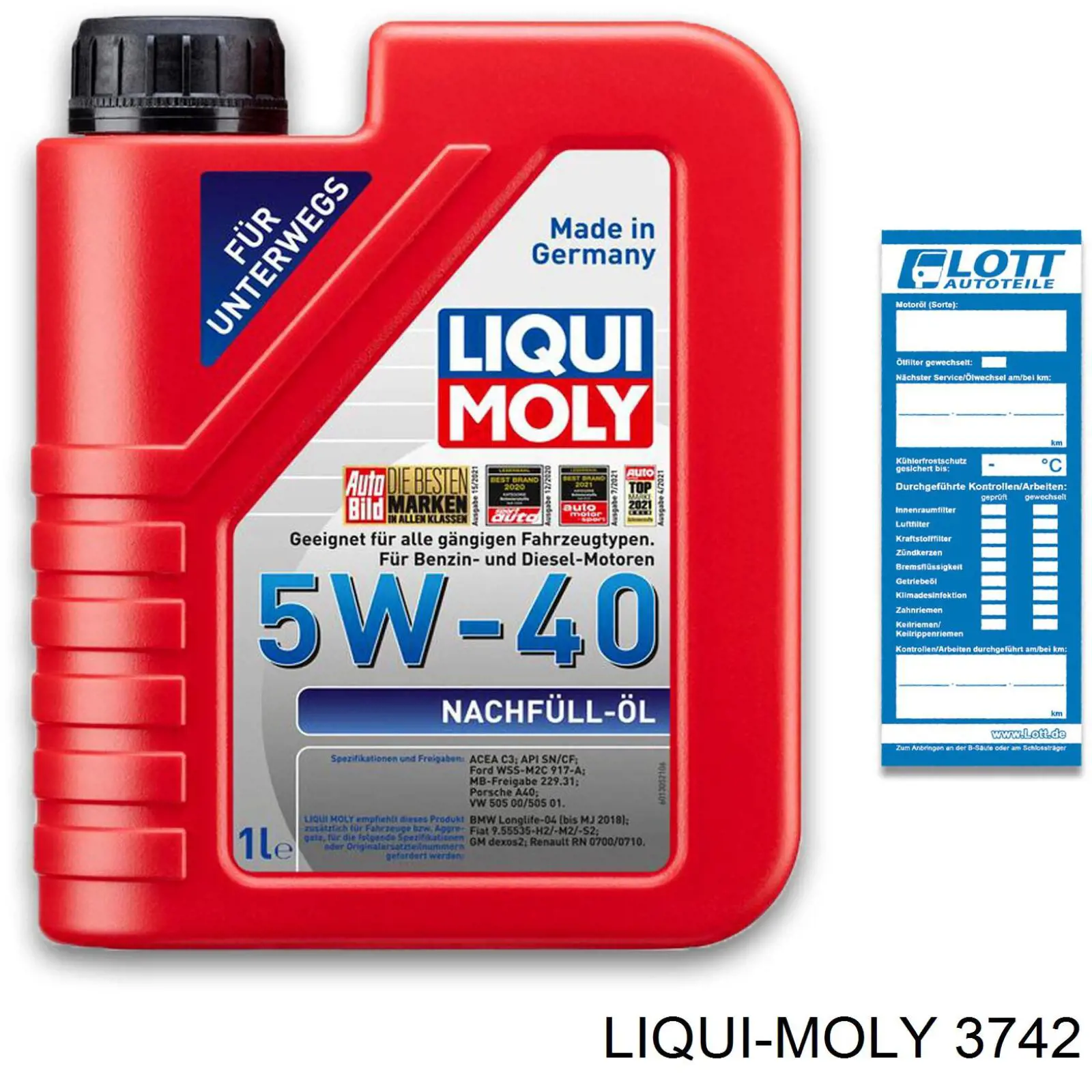 Aceite motor Liqui Moly 3742 precio, desde 215,31 EUR